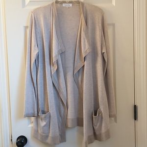 Calvin Klein soft waterfall collar sweater